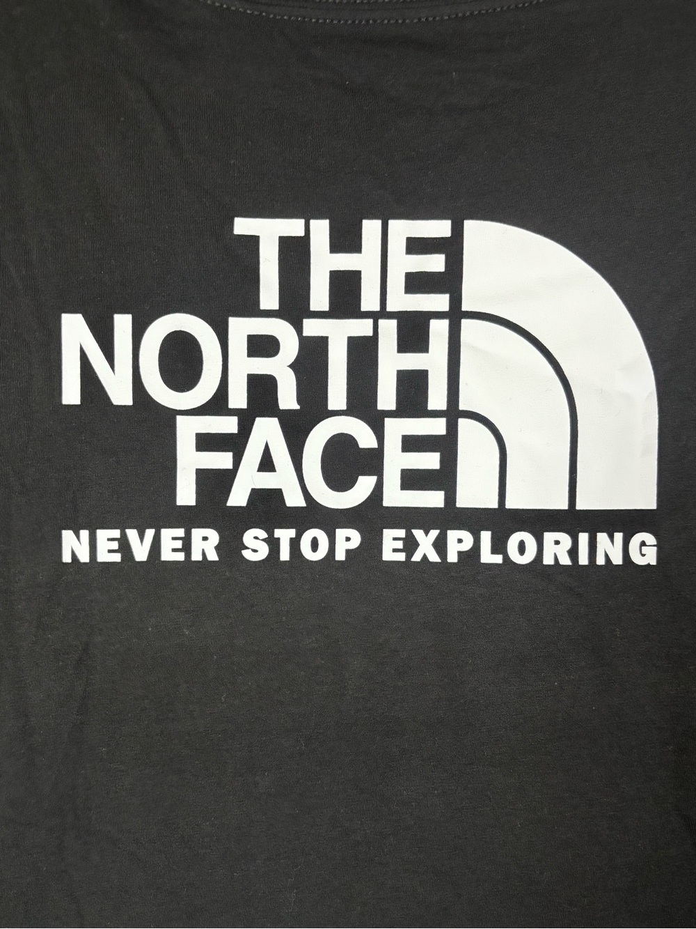 NWT The North Face Womens Throwback Short Sleeve Tee Black/White Logo Size XL - Picture 4 of 8